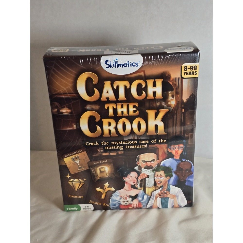 Skillmatics Board Game Catch The Crook Complete